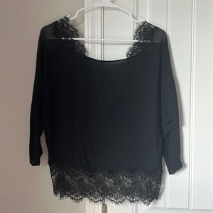 Backless silky shirt